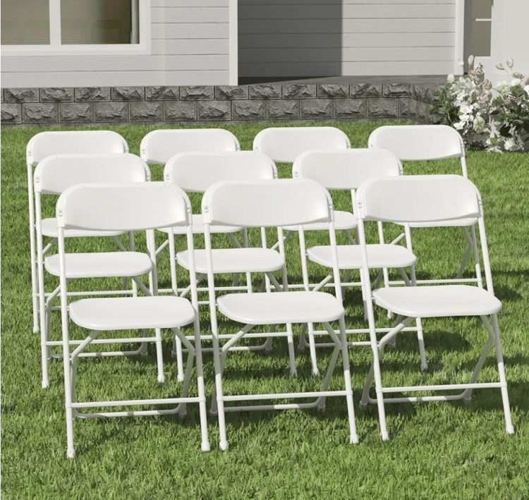 White Folding Chairs