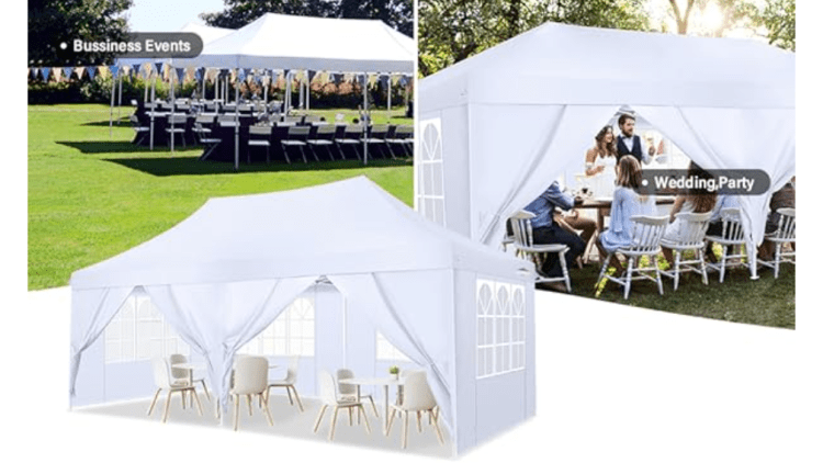 White Tent with Walls